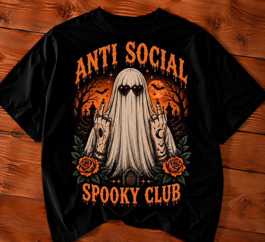 Anti Social Spooky Club Tee
