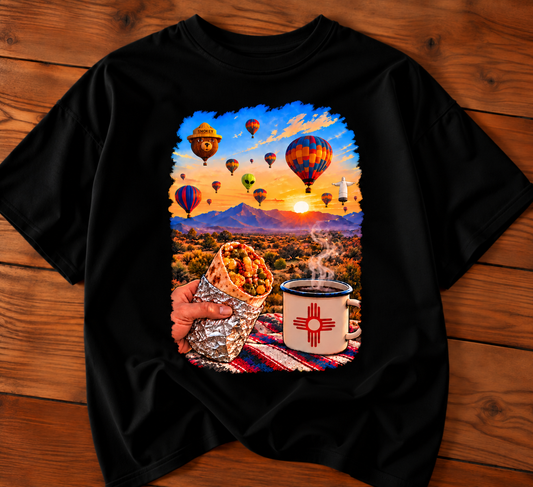 Burrito & Balloons Tee